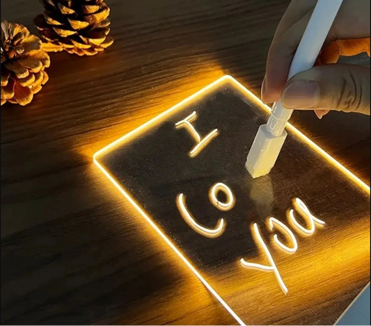 Lampka z Tablicą do Notatek