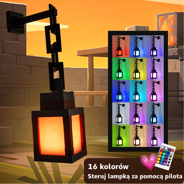 Lampka LED Dekoracyjna Pixel – 16 Kolorów