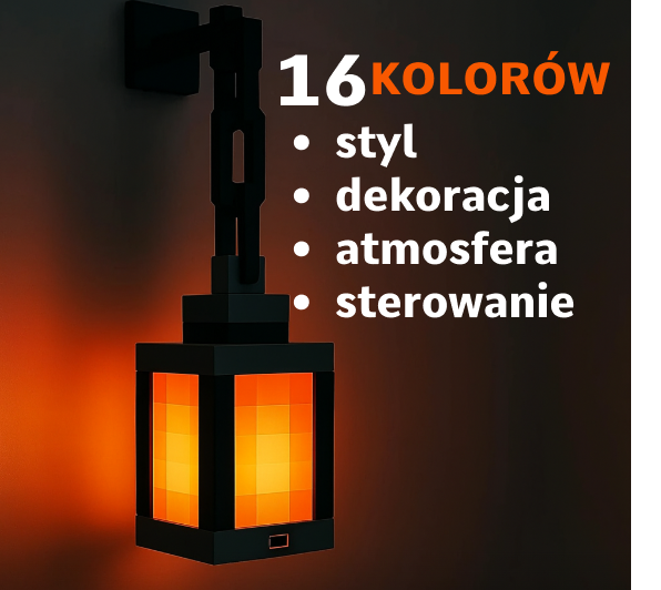 Lampka LED Dekoracyjna Pixel – 16 Kolorów