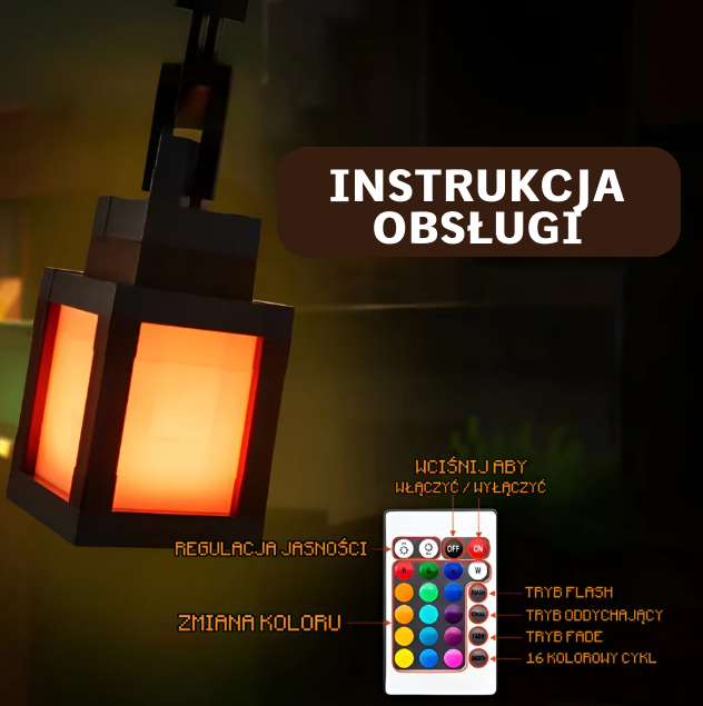Lampka LED Dekoracyjna Pixel – 16 Kolorów