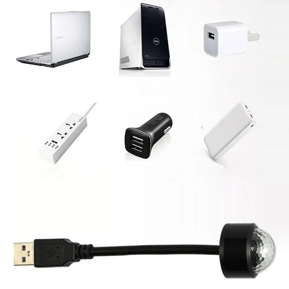 Dekoracyjna Lampka USB do Samochodu i Pokoju