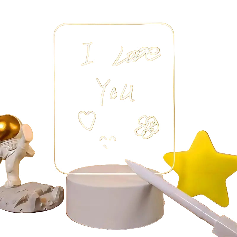 Lampka z Tablicą do Notatek